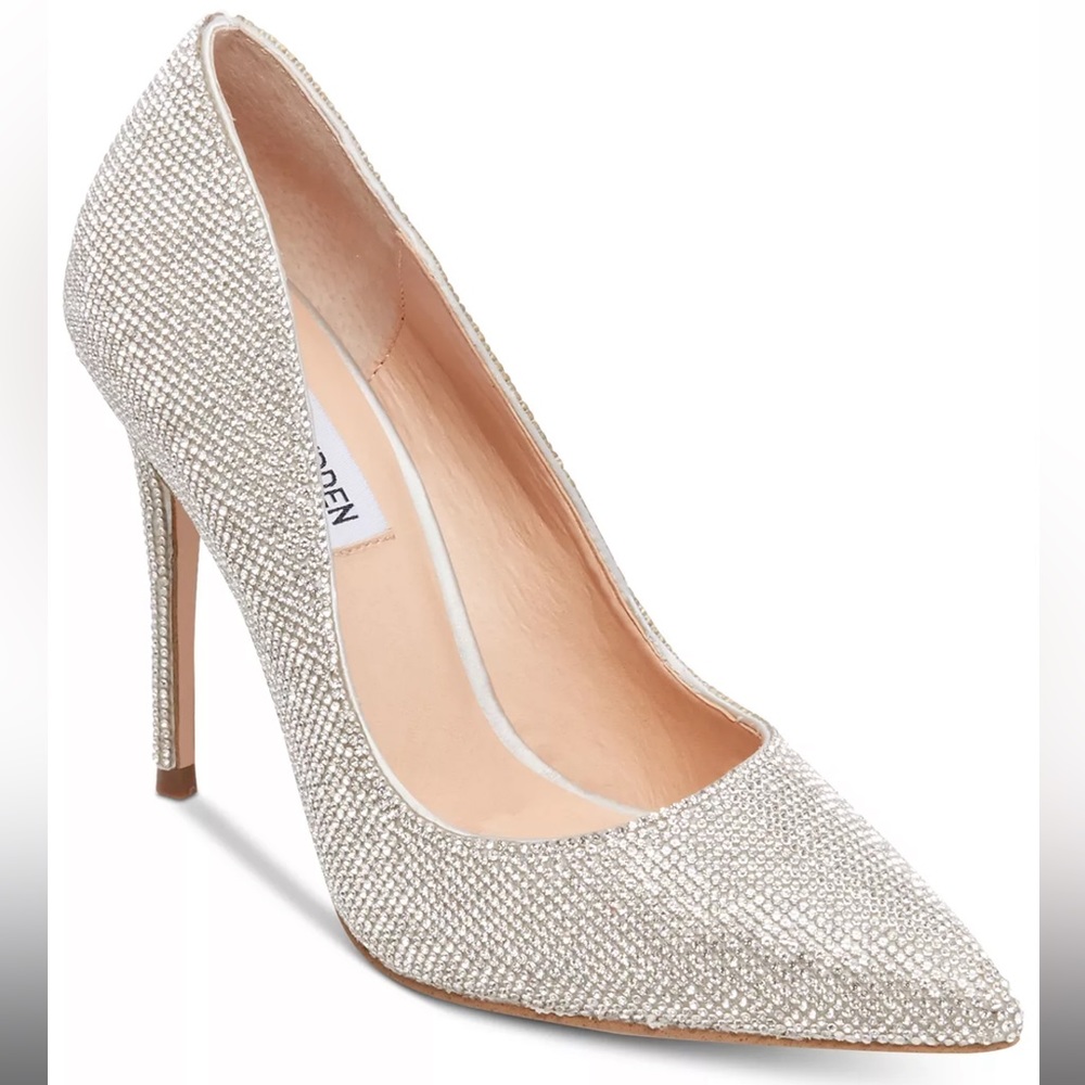 Steve Madden Crystal Rhinestone Daisie Pumps